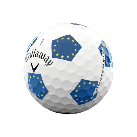 Limited Edition Chrome Soft Truvis Team Europe Golf Balls
